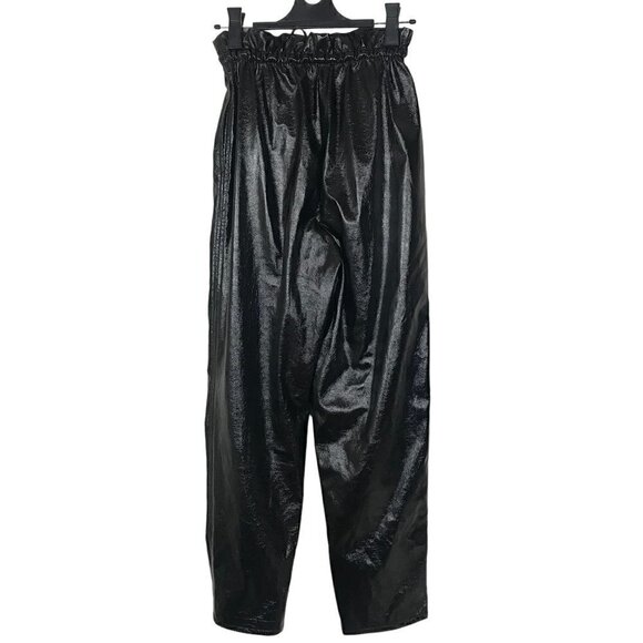 Aritzia Wilfred Black Jive Pants High Waister Faux Leather Pants Size  XS - Picture 6 of 8